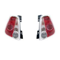 Jeu de feux arrière avec bordure blanche