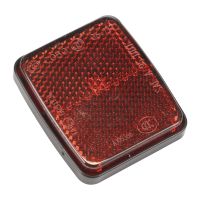 Coin de pare-chocs rouge réflecteur
