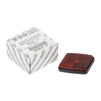 Pare-chocs arrière rouge réflecteur