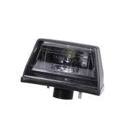 Eclairage de plaque d'immatriculation à gauche