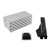 Pédalier en aluminium avec inserts en caoutchouc