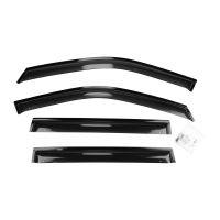 Ensemble de 4 vitres déflecteur de vent en verre acrylique teinté