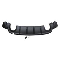 Becquet arrière en noir gaufré