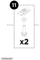 Pièce de rechange pour écrou de châssis pour Thule VeloSwing