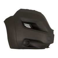 Coin de pare-chocs, avant droit, gris avec trous pour rallonges