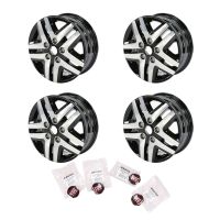 Jeu de jantes alliage noir argent 16" d'origine