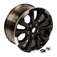 Jantes alliage noir / argent 18" avec cache Jeep