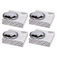 Cache moyeu de roue chromé pour jantes aluminium