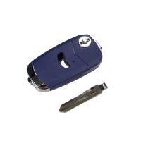 Boîtier clé clé 1 bouton pliable *bleu*