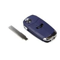 Boîtier clé clé 1 bouton pliable *bleu*
