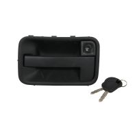 Poignée de porte coulissante à droite avec cylindre