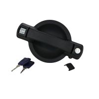 Poignée de porte coulissante, poignée de porte à droite, noire