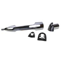 Poignée de porte, avant droite, plastique, chrome