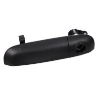 Poignée de porte avant gauche noire sans barillet