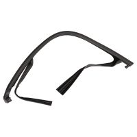 Caoutchouc profilé à l'avant gauche sur la vitre latérale