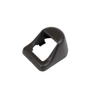 Rosette pour ouvre-porte à l'intérieur de la façade marron