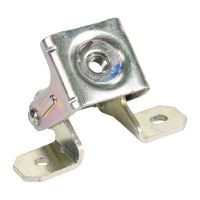 Charnière de porte en haut de la porte arrière à gauche