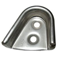 Cale de guidage de rail métallique à droite