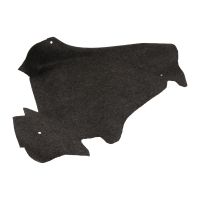 Feuille décorative à l'arrière gauche