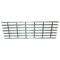 Grille de radiateur ci-dessous en acier inoxydable poli