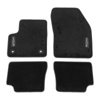 Lot de 4 paillassons en velours