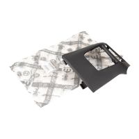 Couverture de tableau de bord sous le volant à gauche