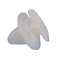 Garniture de porte à bouchon de fixation.