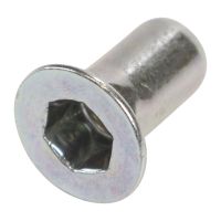 Panneau de porte à fixation par rivets