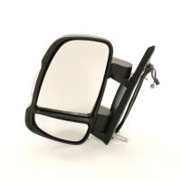 Rétroviseur extérieur gauche à réglage électrique Capteur de température 16 W bras de rétroviseur court
