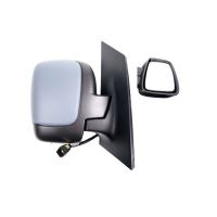 Rétroviseur extérieur gauche, chauffant électriquement et rabattable, apprêté