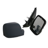 Rétroviseur extérieur complètement court droit apprêté manuellement gris