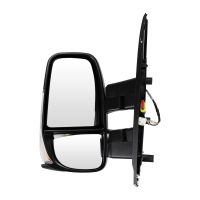 Rétroviseur extérieur gauche, entièrement chauffant, bras court électriquement