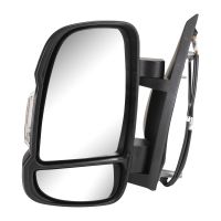 Rétroviseur extérieur gauche réglable électriquement Temp.Sensor 16W bras de rétroviseur court