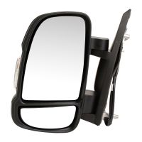 Rétroviseur extérieur gauche capteur de température électrique rabattable 16W bras de rétroviseur court