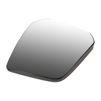 Verre de rétroviseur extérieur gauche convexe avec rétroviseur grand angle