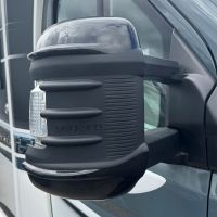 Ensemble de capuchons de protection noirs pour rétroviseurs