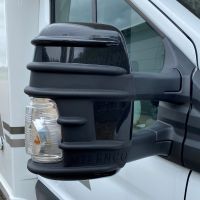 Ensemble de capuchons de protection noirs pour rétroviseurs