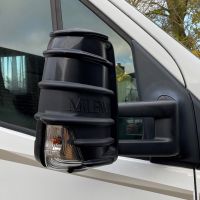 Ensemble de capuchons de protection noirs pour rétroviseurs