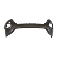 Pare-chocs avant noir avec préparation pour antibrouillards