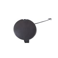 Couverture de pare-chocs crochet de remorquage avant noir