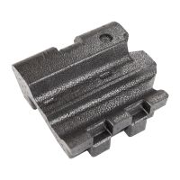 Feutre lubrifiant à l'arrière du pare-chocs droit