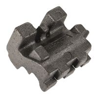 Feutre lubrifiant à l'arrière du pare-chocs à gauche