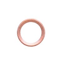 Bouchon de vidange d'huile à bague en cuivre Cu D1=16 D2=22 H=1,5 mm