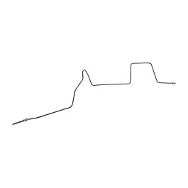Lot De 2 Tuyaux De Frein Rigides - Filetage M10x1 - Longueur 240mm - Pour Renault - Neuf