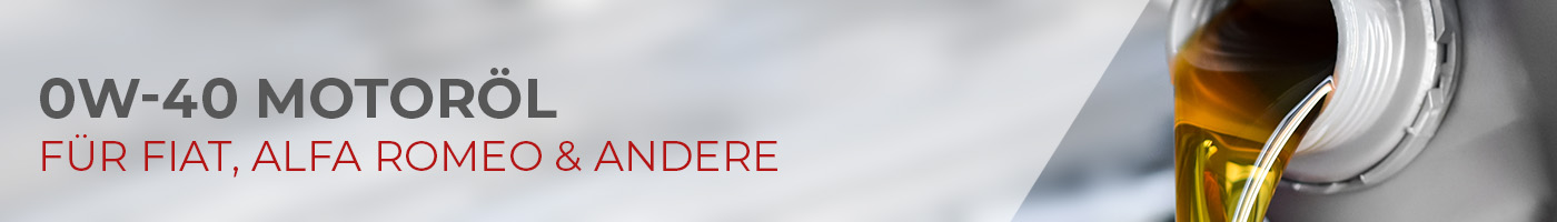 0W-40 Motoröl für FIAT und FCA Fahrzeuge