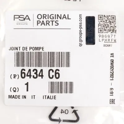 2 Joints D'étanchéité Pour Pompe Lavage Voiture - Compatible Fiat Ducato, Peugeot, Référence 643467 1711241