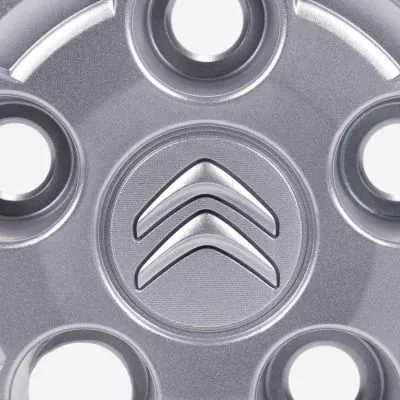 Enjoliveurs Pas Origine Kit 4 Enjoliveurs Adaptables Citroën Jumper - Diamètre 15 Pouces - Non Origine Accessoire Auto Citroën