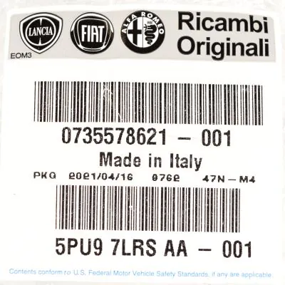 Emblème De Calandre BURSTNER Pour Fiat Ducato (2007-2022) - Produit Après-vente Neuf